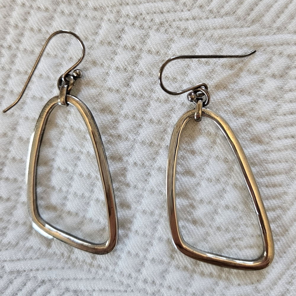 PRICE DROP! Vintage Silpada Sterling Dangling Hoops